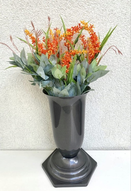 FLAKON CMENTARNY 2 grafit 15cm średnicy