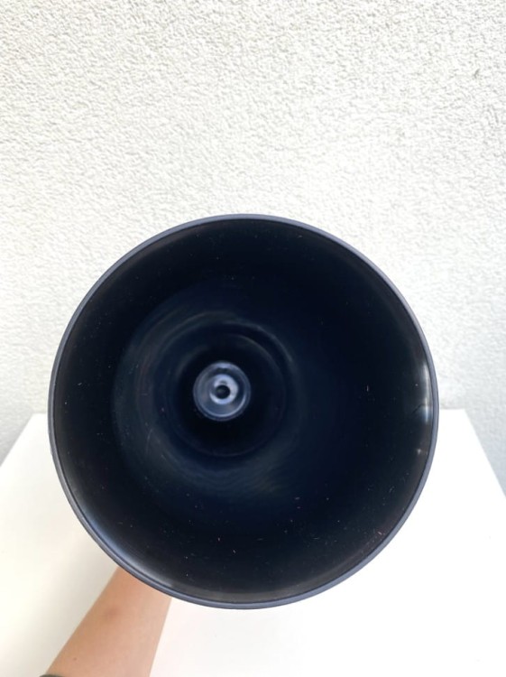 FLAKON CMENTARNY 3 czarny 16cm średnicy