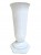 FLAKON CMENTARNY 3 biały 16cm średnicy