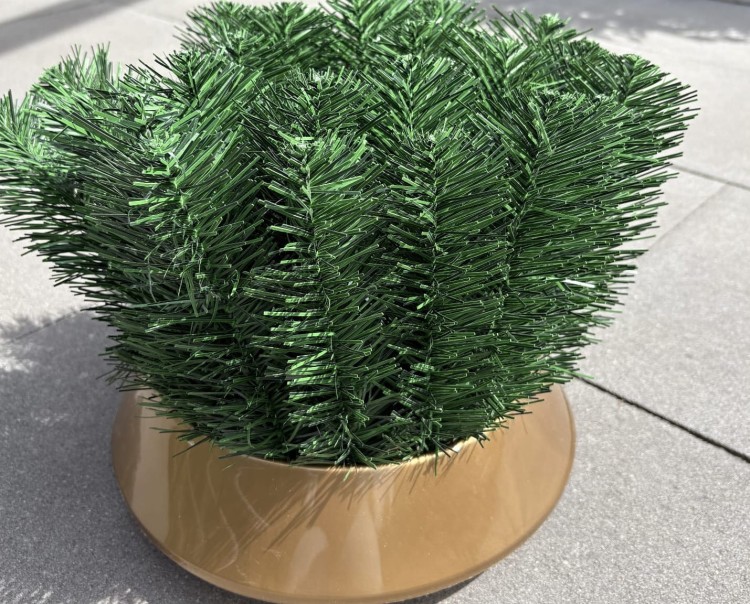 Podkład baza podstawa do kompozycji doniczka z obciążeniem 30cm złoto