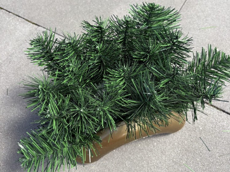 Ikebana podstawa baza podkład do kompozycji z OBCIĄŻENIEM MAŁA fokus 22cm ZŁOTO