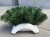 Ikebana podstawa baza podkład do kompozycji z OBCIĄŻENIEM MAŁA fokus 22cm BIAŁA