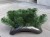Ikebana podstawa baza podkład do kompozycji z OBCIĄŻENIEM DUŻA fokus 22cm GRAFIT