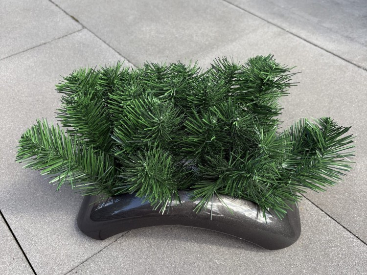 Ikebana podstawa baza podkład do kompozycji z OBCIĄŻENIEM DUŻA fokus 22cm GRAFIT