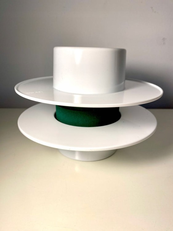 Ikebana cylinder z gąbką florystyczną mokrą Victoria zestaw 2 sztuk