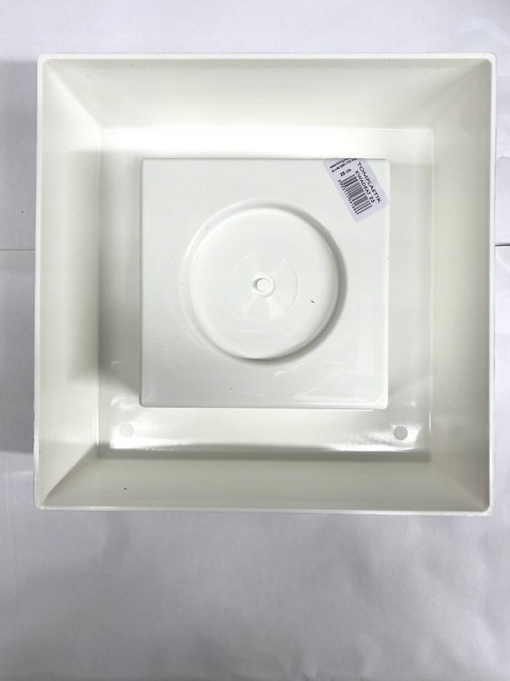 IKEBANA MISKA KWADRAT 19,5cm Biała Tomplastik
