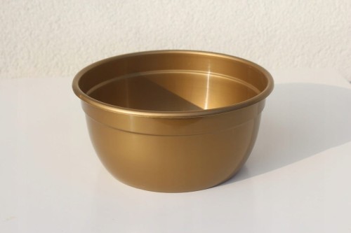 Miska Osłonka Doniczka złota 200mm MISKA3 tomplast