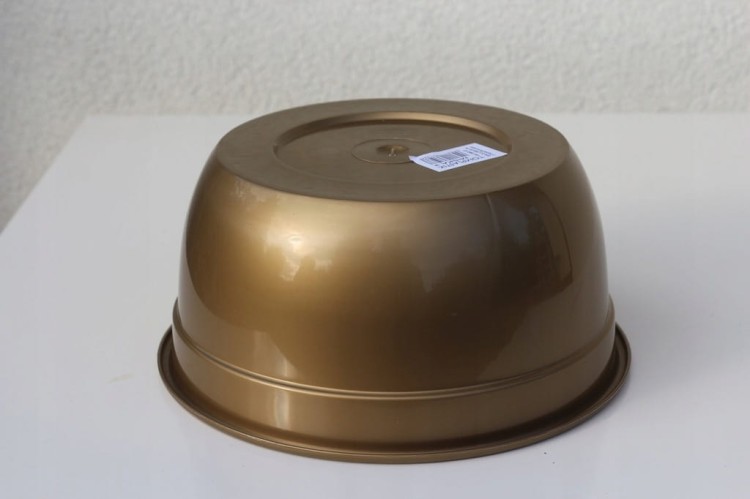 Miska Osłonka Doniczka złota 200mm MISKA3 tomplast
