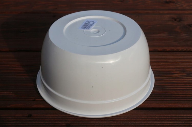 Miska Osłonka Doniczka BIAŁA 200mm MISKA3 tomplast