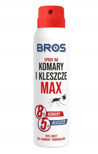 Spray na komary i kleszcze MAX 90ml bros