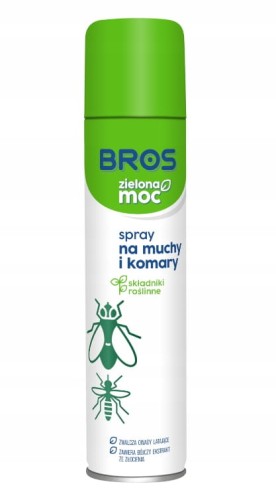 Spray na MUCHY I KOMARY 300ml Bros zielona moc
