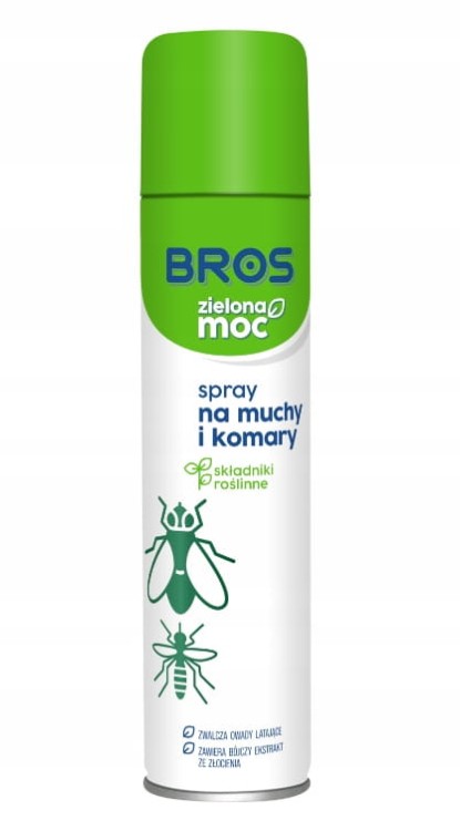 Spray na MUCHY I KOMARY 300ml Bros zielona moc