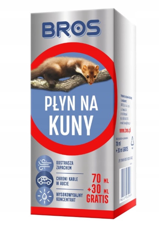 Płyn na kuny Bros CHRONI KABLE W AUCIE