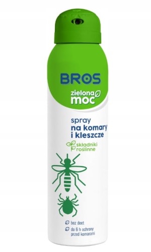 Spray na komary i kleszcze BROS ZIELONA MOC