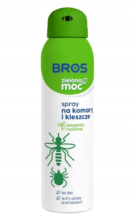 Spray na komary i kleszcze BROS ZIELONA MOC