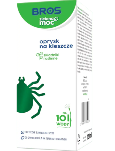 Oprysk na kleszcze na 10l wody bros zielona moc