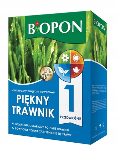 NAWÓZ PIĘKNY TRAWNIK roczny program nawozowy 4x2kg
