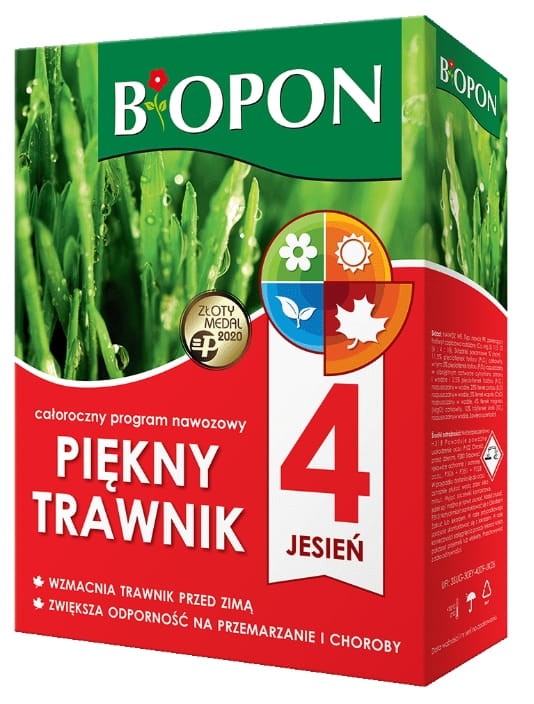 NAWÓZ PIĘKNY TRAWNIK roczny program nawozowy 4x2kg