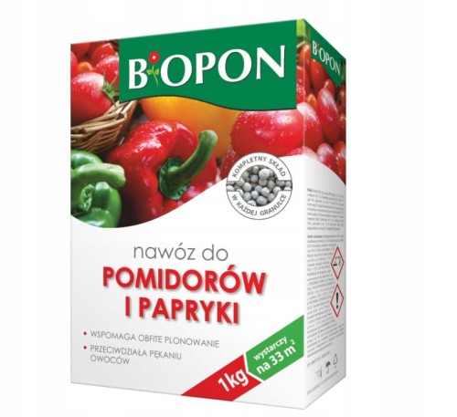 NAWÓZ do pomidorów i papryki 1kg BIOPON