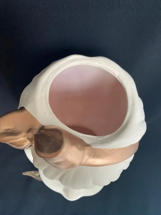 WAZON GŁOWA osłonka doniczka ceramiczna 7609