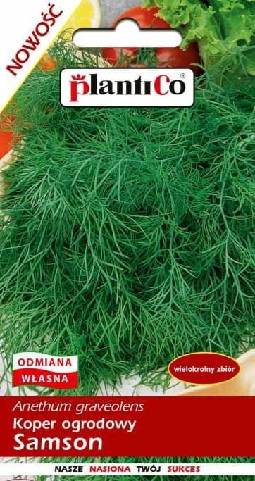 Koper ogrodowy ODRASTAJĄCY Samson 5g nasiona warzyw plantico