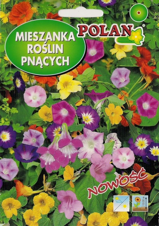 MIESZANKA ROŚLIN PNĄCYCH 2g nasiona kwiatów polan