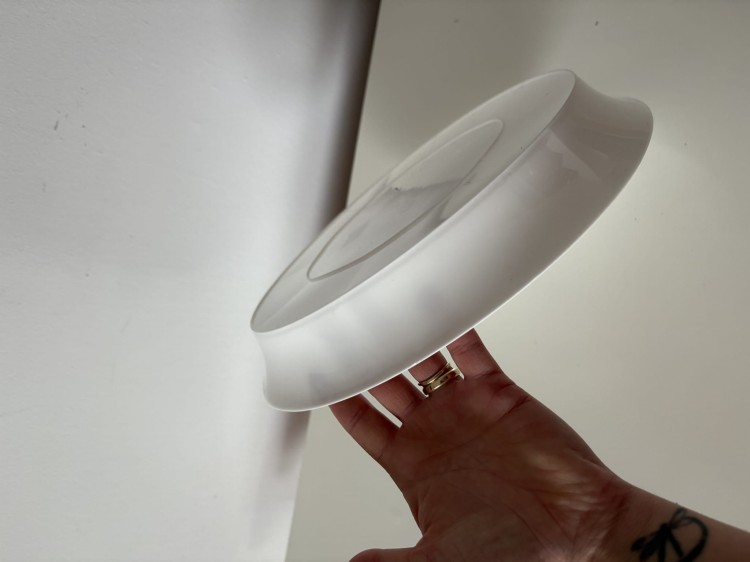 Podstawka pod doniczki plastikowa biała 30cm DNP