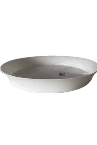 Podstawka pod doniczki plastikowa biała 26cm DNP