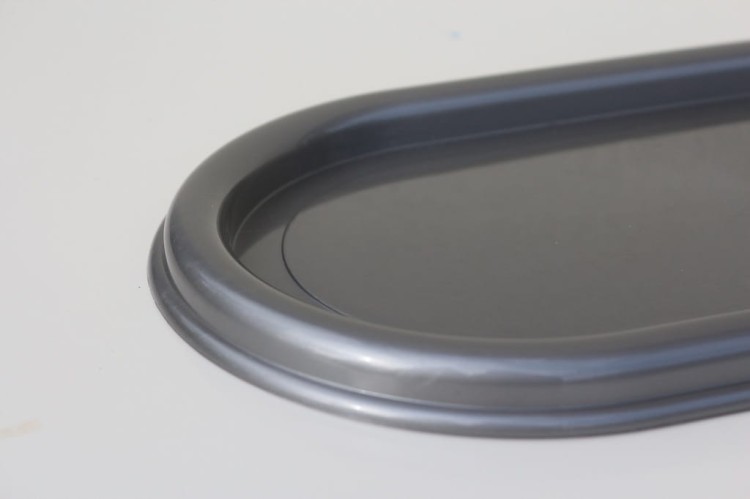Podstawka pod ZNICZE podkładka 36cm srebrna