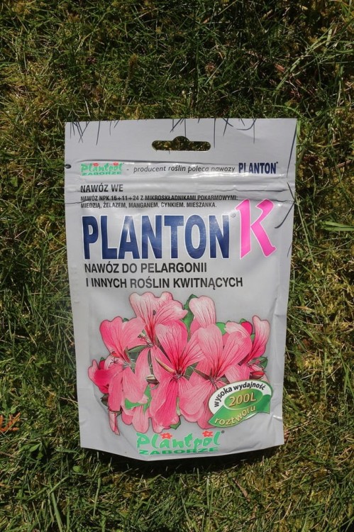 Planton K NAWÓZ do PELARGONII i kwitnących 200g