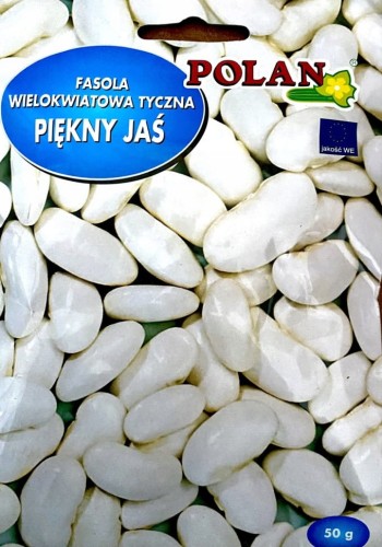 Fasola wielokwiatowa tyczna PIĘKNY JAŚ 50g