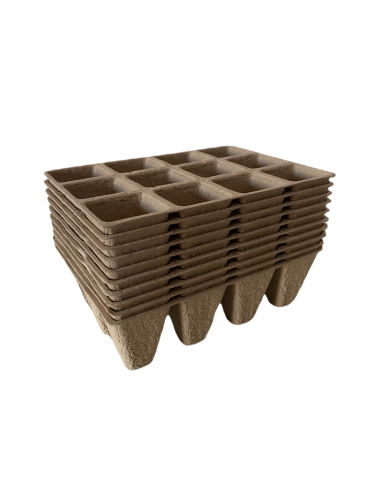 Doniczki torfowe komplet 10 paletek 15,5x11,5x5 doniczki