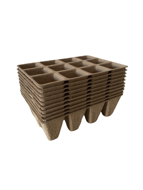 Doniczki torfowe komplet 10 paletek 15,5x11,5x5 doniczki