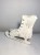 Łyżwy drewniane białe podstawa do stroika święta