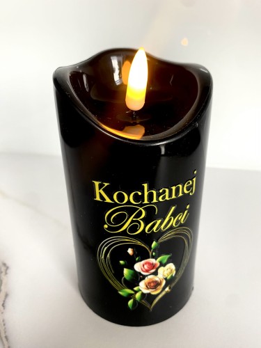 Świeca led kochanej babci Znicz elektryczny