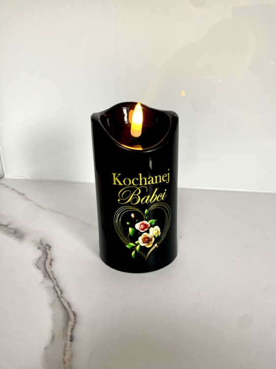 Świeca led kochanej babci Znicz elektryczny