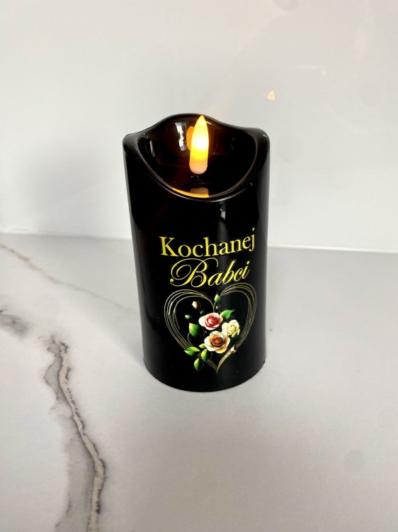 Świeca led kochanej babci Znicz elektryczny