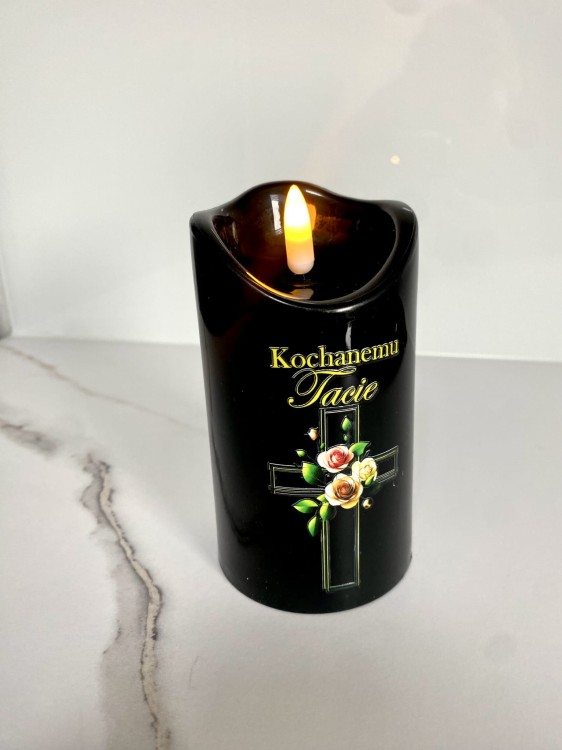 Świeca led kochanemu tacie Znicz elektryczny