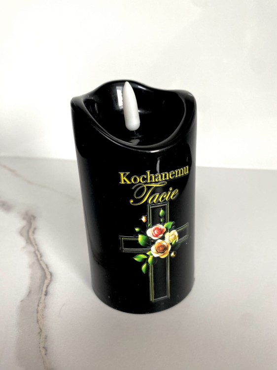 Świeca led kochanemu tacie Znicz elektryczny