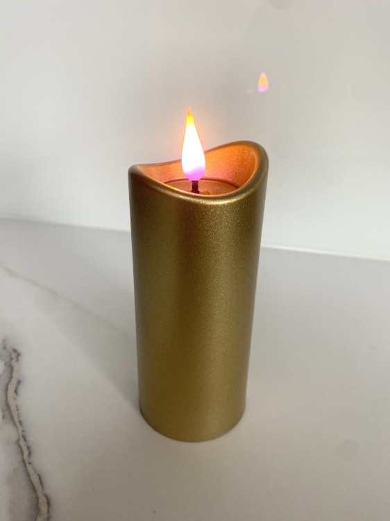 Świeca Led złota mała znicz elektryczny Cortina Gold