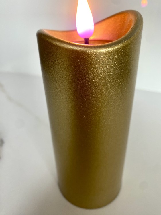 Świeca Led złota mała znicz elektryczny Cortina Gold