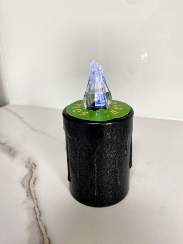 Znicz ledowy Solarny zmierzch czarny płomień biały