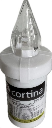 Znicz ledowy 45 dni biały płomień znicz elektryczny