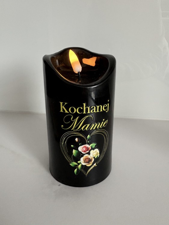Świeca led kochanej mamie Znicz elektryczny