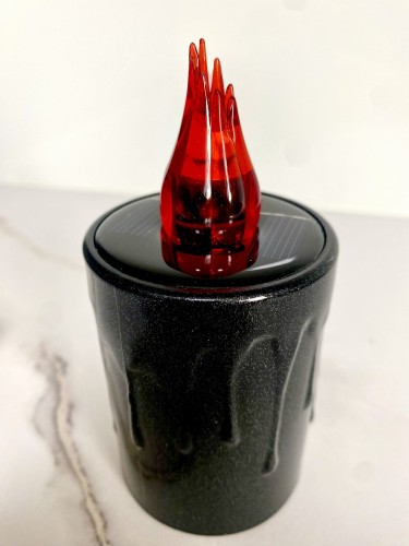 Znicz ledowy Solarny zmierzch czarny płomień czerwony