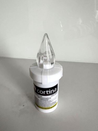 Znicz ledowy 45 dni biały płomień znicz elektryczny