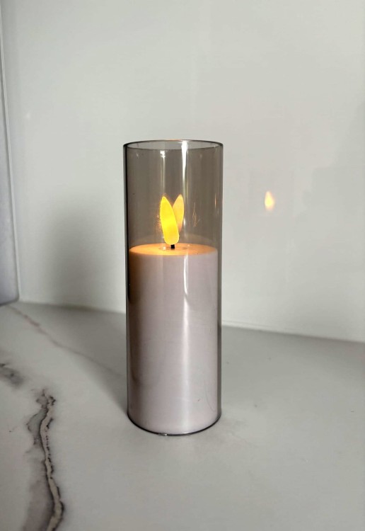 Świeca led w tubie znicz elektryczny 12,5cm mały