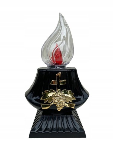 Znicz Świeca duża ledowa ROMA kolor czarny