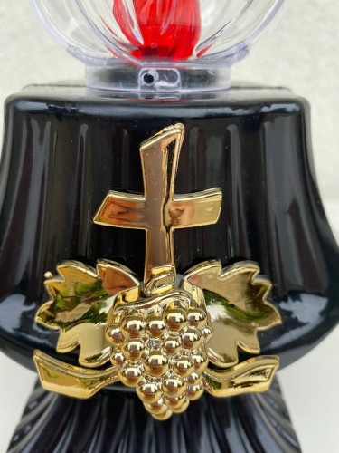 Znicz Świeca duża ledowa ROMA kolor czarny