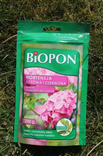 Biopon NAWÓZ KOLOR do HORTENSJI ROŻ/CZERW. 200g